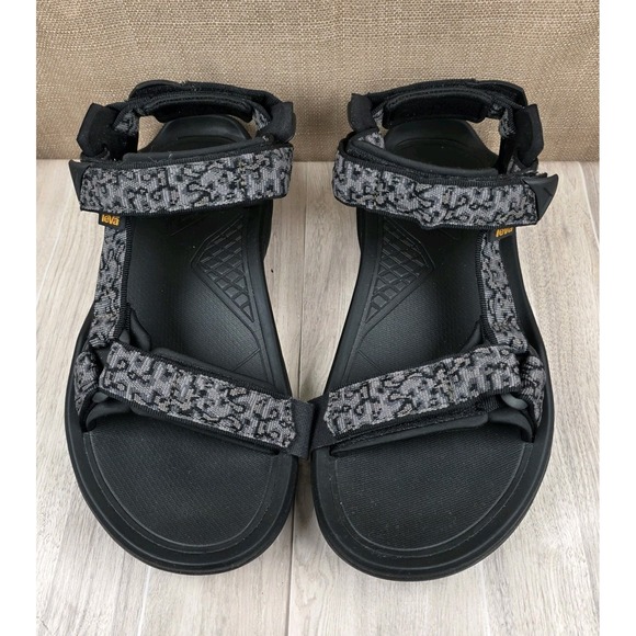 Teva Other - Teva Terra Fi 5 Universal Sandals Mens 8.5 Black Gray Camo Hiking Water 1102456